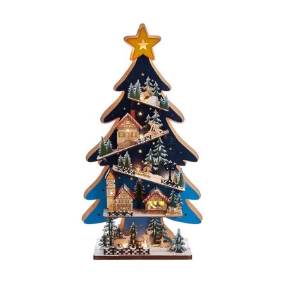 Деревянная ёлка 60 см - купить в Помарах